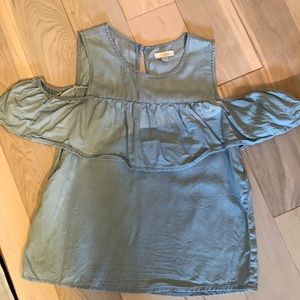 Lauren Conrad Ruffle Blouse